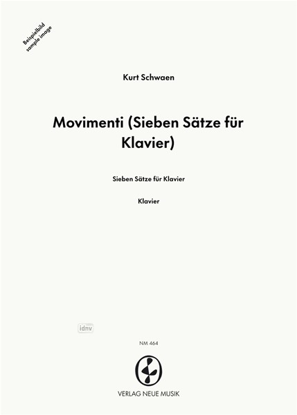 Movimenti für Klavier Movimenti für Klavier