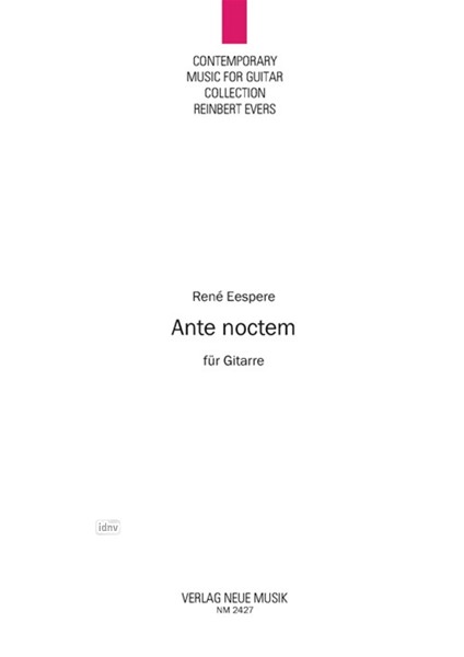 Ante noctem für Gitarre (2015)