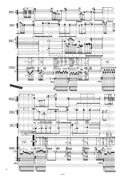 A Thing Made Whole (III) für Bassflöte (oder Bassklarinette), Violoncello, Posaune und Klavier (2017)