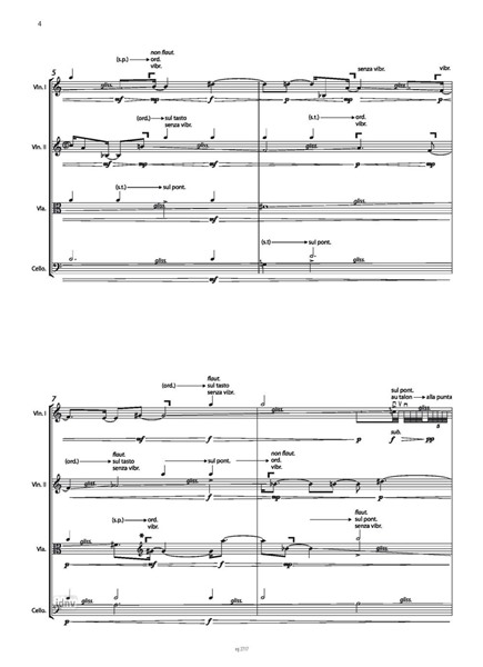 Views from Babel für Streichquartett (2019) Views from Babel für Streichquartett (2019)