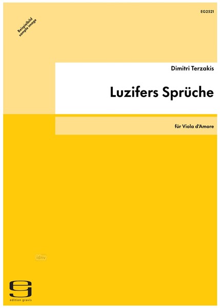 Luzifers Sprüche für Viola d'Amore (2017)