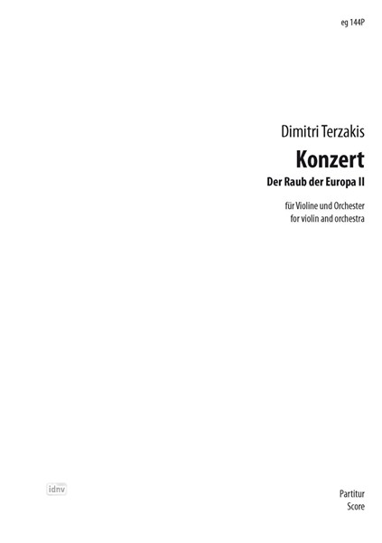 Konzert für Violine und Orchester (1986) Konzert für Violine und Orchester (1986)