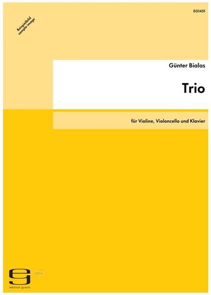 Trio für Violine, Violoncello und Klavier (1982)