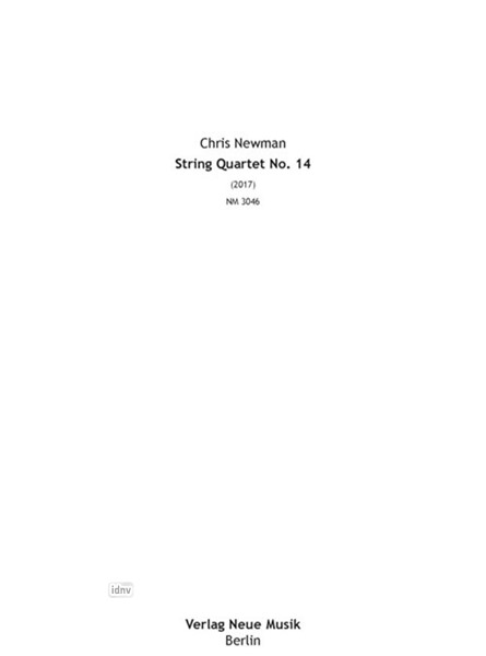 String Quartet No. 14 für Streichquartett (2017)