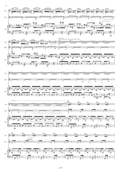 Scapula für Violine, Bassklarinette und Klavier (2020) Scapula für Violine, Bassklarinette und Klavier (2020)