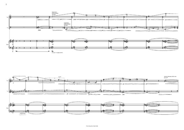 Piano Trio für Klaviertrio (2001) Piano Trio für Klaviertrio (2001)