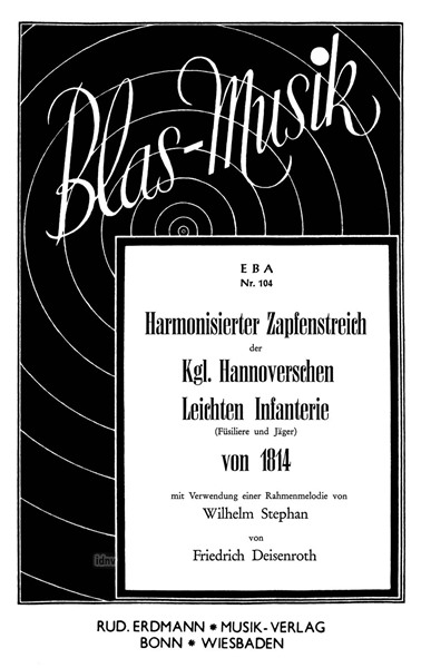 Harmonisierter Zapfenstreich für Blasorchester