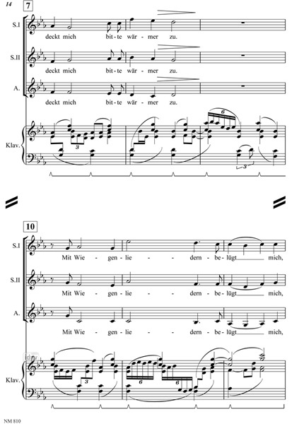 Tränentröpfchen für Frauen- und Kinderchor (SSA) und Klavier Tränentröpfchen für Frauen- und Kinderchor (SSA) und Klavier