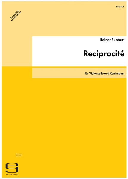 Réciprocité für Violoncello und Kontrabass