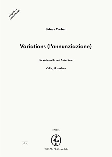 Variations (l'annunziazione) für Violoncello und Akkordeon