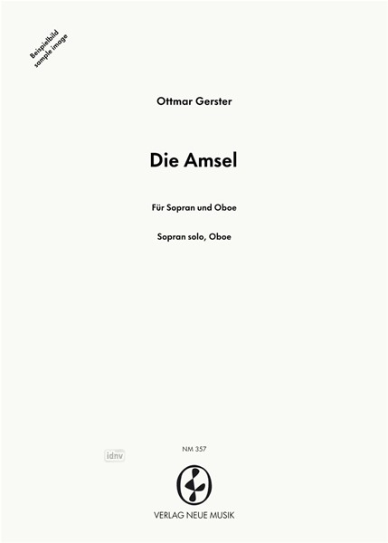 Die Amsel Für Sopran und Oboe