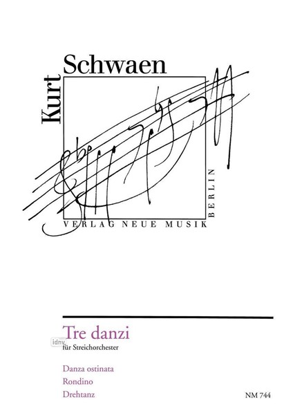 Tre danzi für Streichorchester