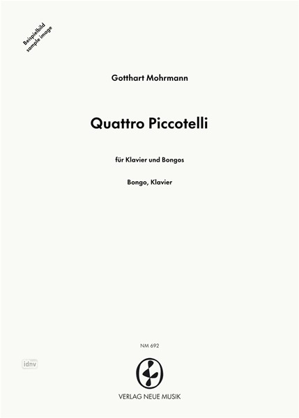 Quattro Piccotelli für Klavier und Bongos