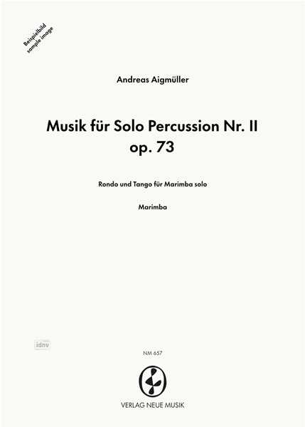 Musik für Solo Percussion Nr. II op. 73 für Marimba solo (1998)