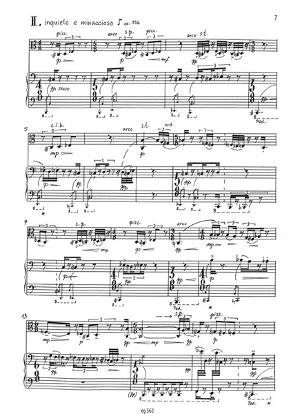 Tenebrae für Viola und Klavier op. 82 (1997) Tenebrae für Viola und Klavier op. 82 (1997)