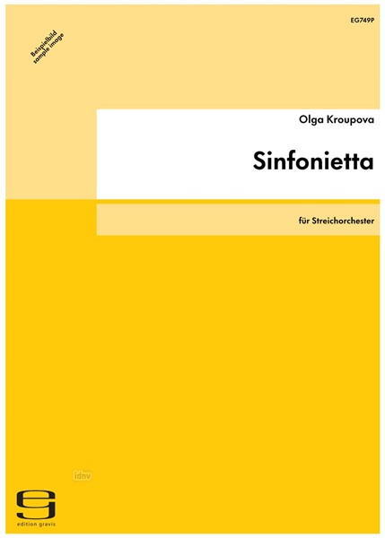 Sinfonietta für Streichorchester (1993) Sinfonietta für Streichorchester (1993)