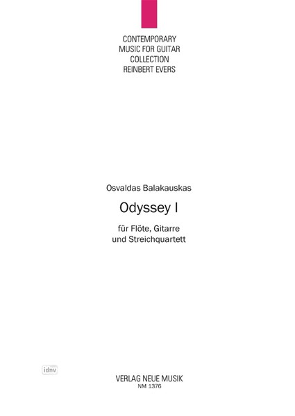 Odyssey I für Flöte, Gitarre und Streichquartett (2002)