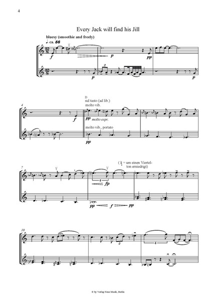 3 Bagatels für 2 Violinen op. 4 3 Bagatels für 2 Violinen op. 4