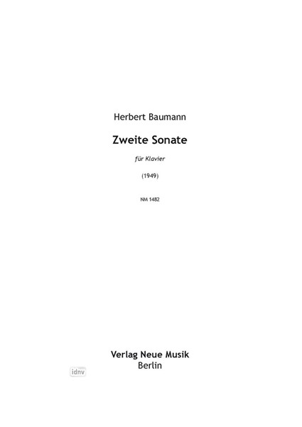 Zweite Sonate für Klavier (1949)