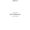 Zwei Rhapsodien für Viola und Gitarre