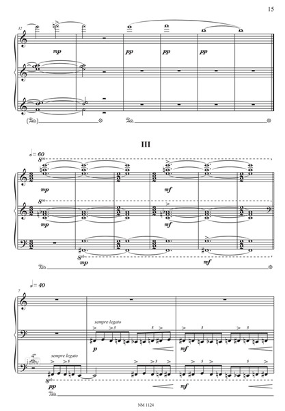 Rêveries I - III pour piano Rêveries I - III pour piano