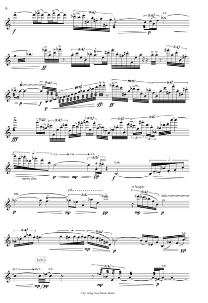 Intermezzo für Flöte solo (1992)