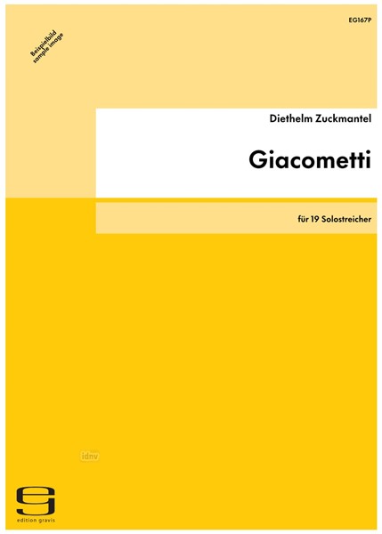 Giacometti für 19 Solostreicher (1986/87)