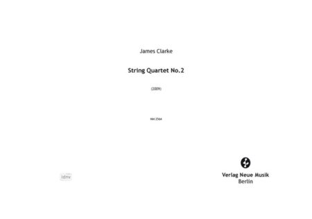 String Quartet No. 2 für Streichquartett (2009)