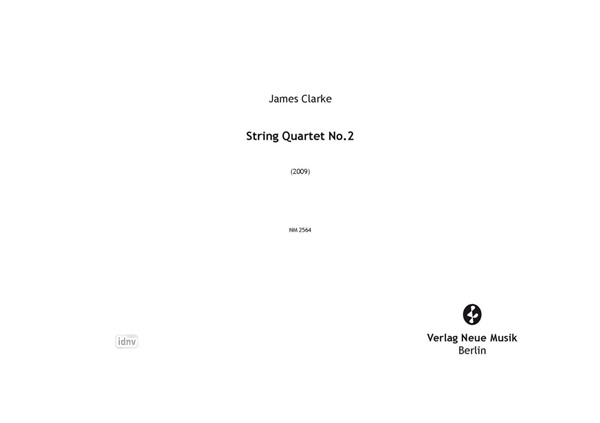String Quartet No. 2 für Streichquartett (2009)