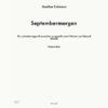 Septembermorgen für sechsstimmigen Frauenchor a cappella