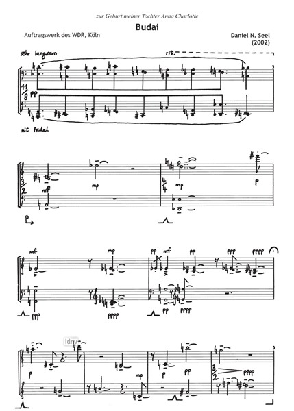 Budai für Klavier (2002) Budai für Klavier (2002)