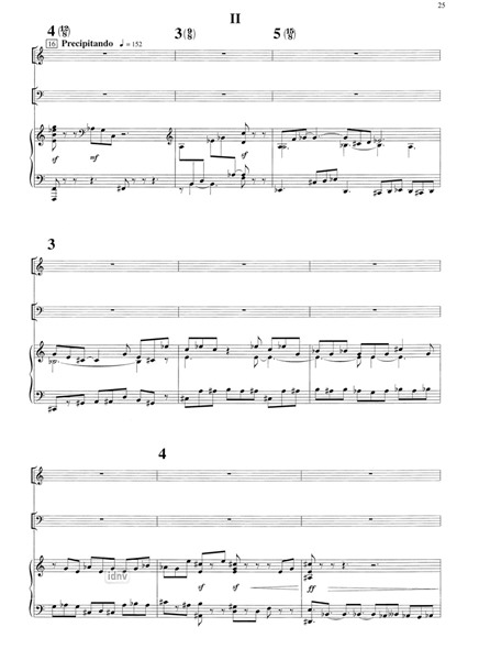 Trio für Klarinette, Violoncello und Klavier op. 90 (1997/1998) Trio für Klarinette, Violoncello und Klavier op. 90 (1997/1998)