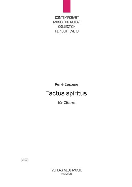 Taactus spiritus für Gitarre (2012)