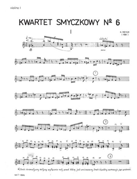 Streichquartett Nr. 6 op. 51 (1981)