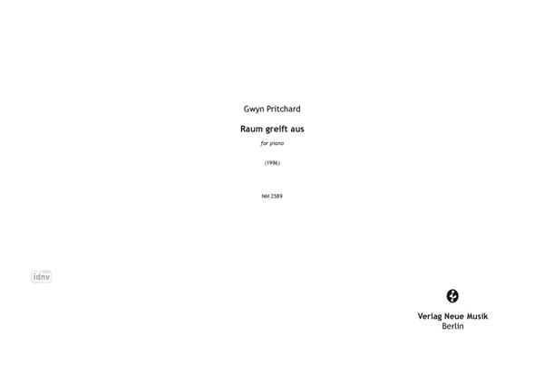 Raum greift aus für Klavier (1996) Raum greift aus für Klavier (1996)