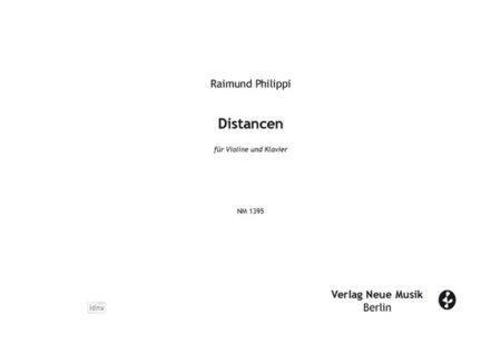Distancen Für Violine und Klavier