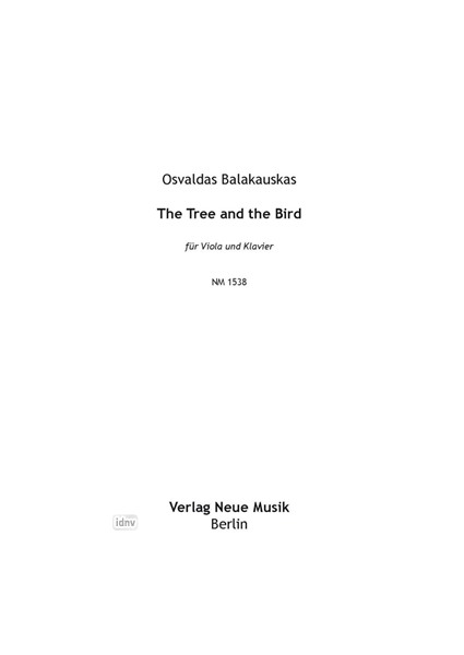 The Tree and the Bird für Viola und Klavier (1976)