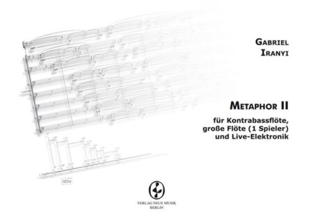 METAPHOR II für Kontrabassflöte, große Flöte und Live-Elektronik (1 Spieler)