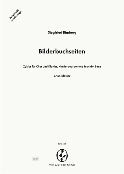 Bilderbuchseiten für Chor und Klavier