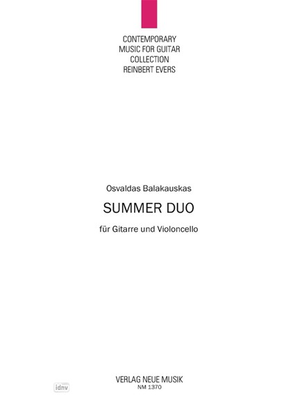 Summer Duo für Gitarren und Violoncello Summer Duo für Gitarren und Violoncello