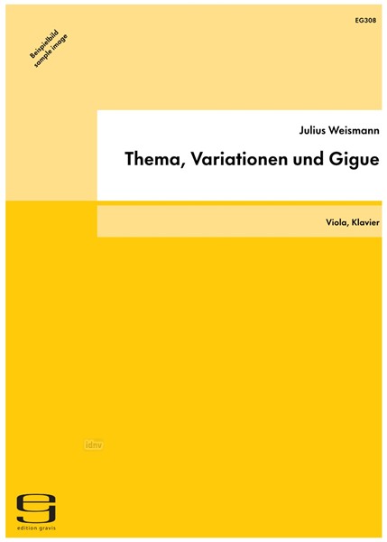 Thema, Variationen und Gigue für Viola und Klavier op. 146