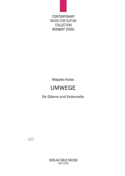 Umwege für Gitarre und Violoncello (2008)