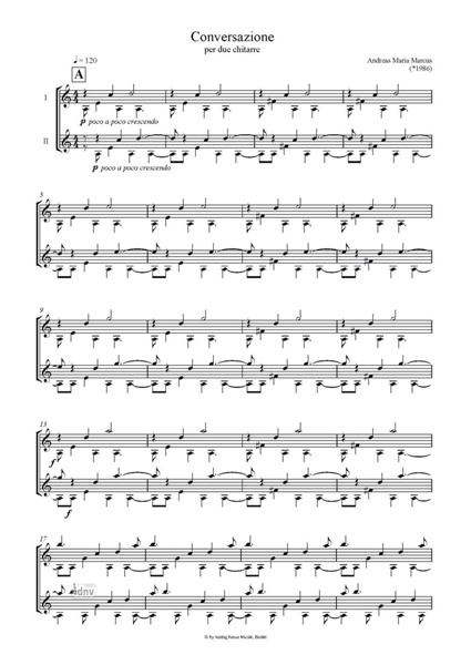 Conversazione per due chitarre (2009) Conversazione per due chitarre (2009)