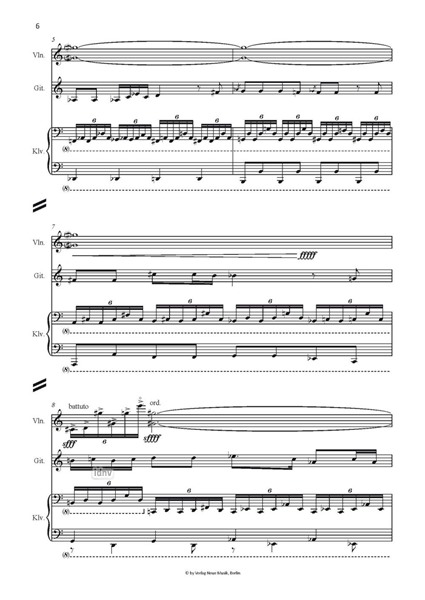 Wohin? für Violine, Gitarre und Klavier Wohin? für Violine, Gitarre und Klavier