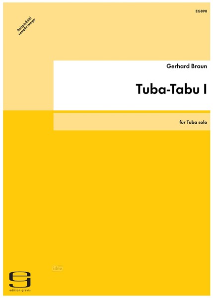 Tuba-Tabu I für Tuba solo (2003)