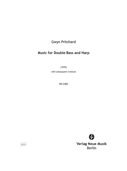 Music for Double Bass and Harp (1970)