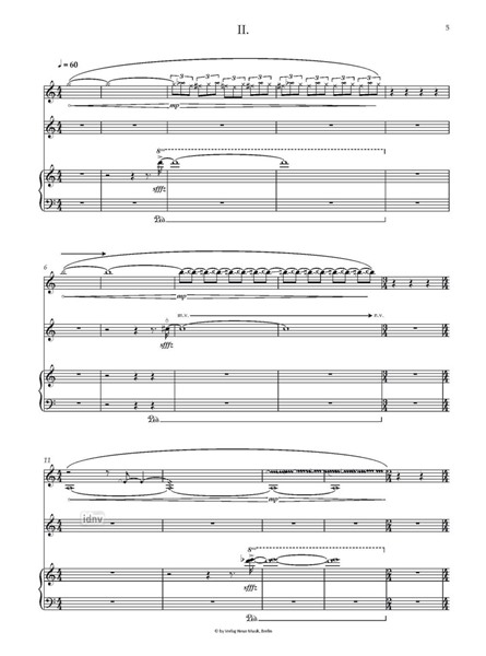 Drei neue Spiele für Altsaxophon, Violoncello und Klavier (1999)
