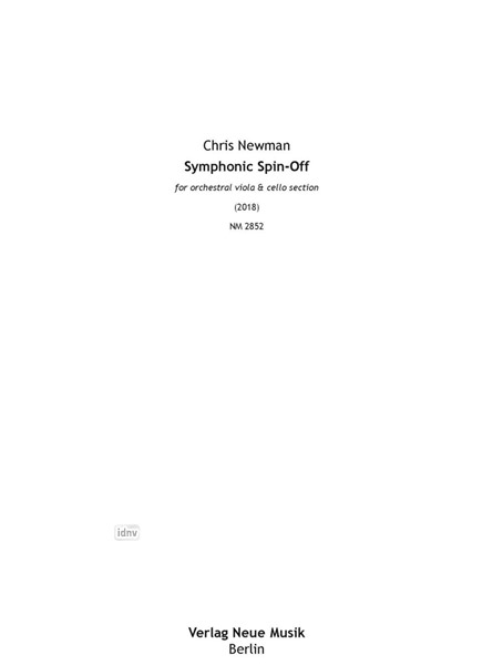 Symphonic Spin-Off for orchestral viola & cello section (2018)