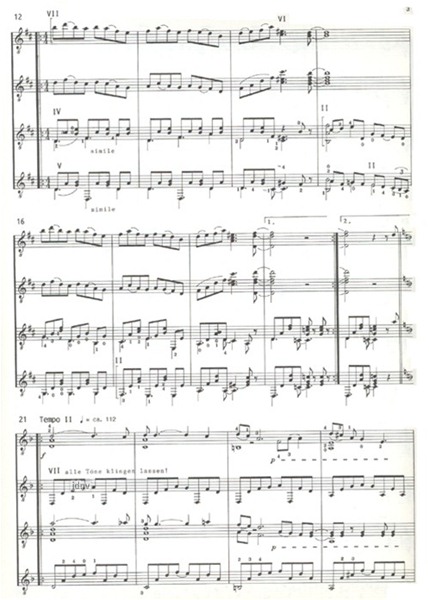 Wechselwetter für vier Gitarren Wechselwetter für vier Gitarren