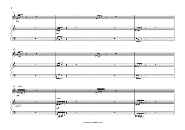 Distancen für Violine und Klavier Distancen für Violine und Klavier